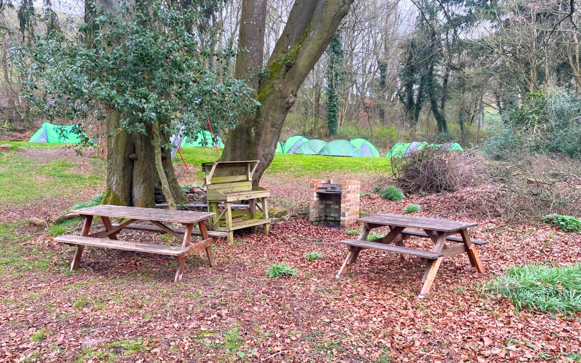 BBQ area