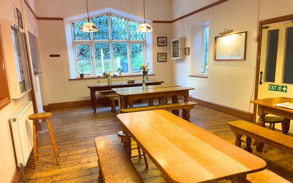 view of the dining room